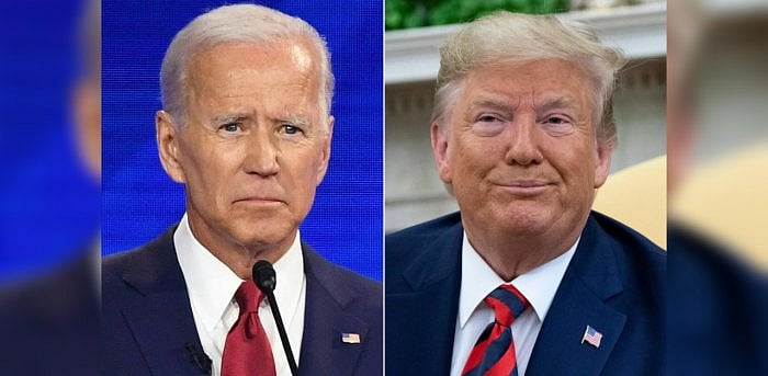 Joe Biden and Donald Trump. Credit: DH Collage