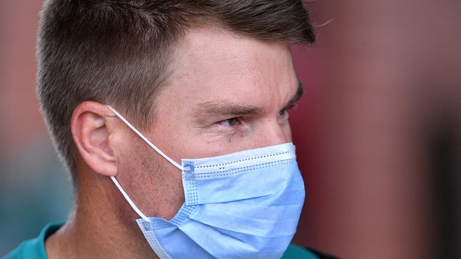 David Warner. Credit: AFP file photo.