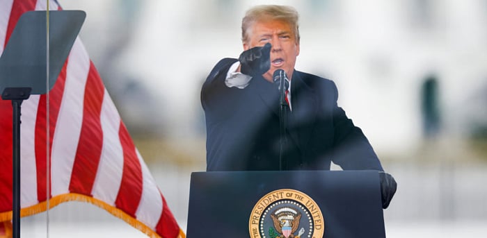 Outgoing US President Donald Trump. Credit: Reuters Photo