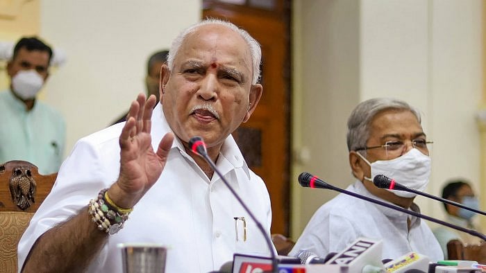 Chief Minister BS Yediyurappa. Credit: PTI Photo