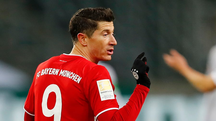 Bayern Munich's Robert Lewandowski. Credit: Reuters Photo