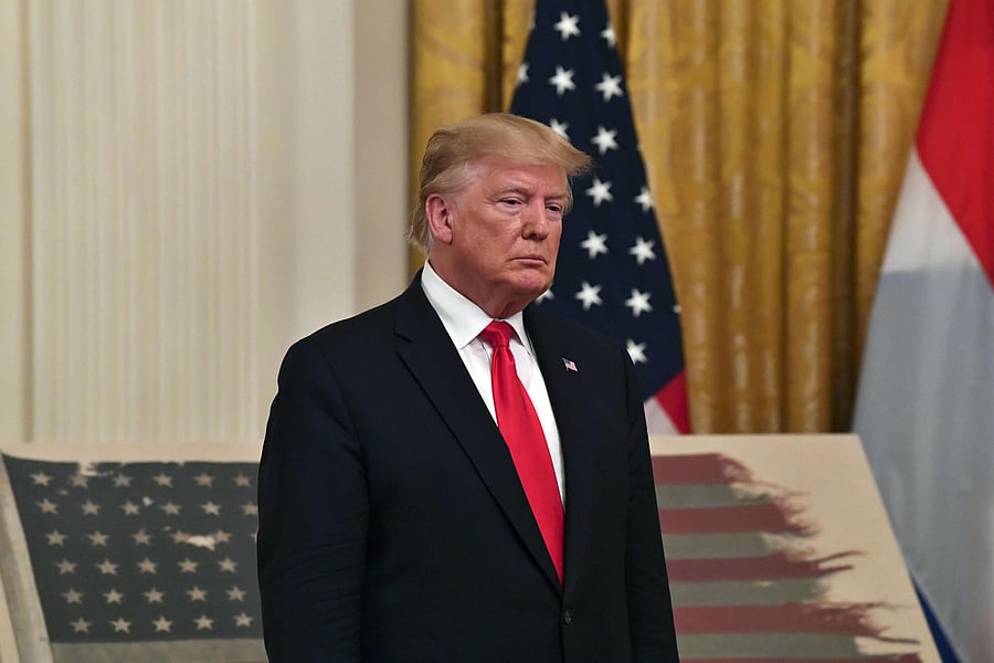 US President Donald Trump. Credit: AFP File Photo