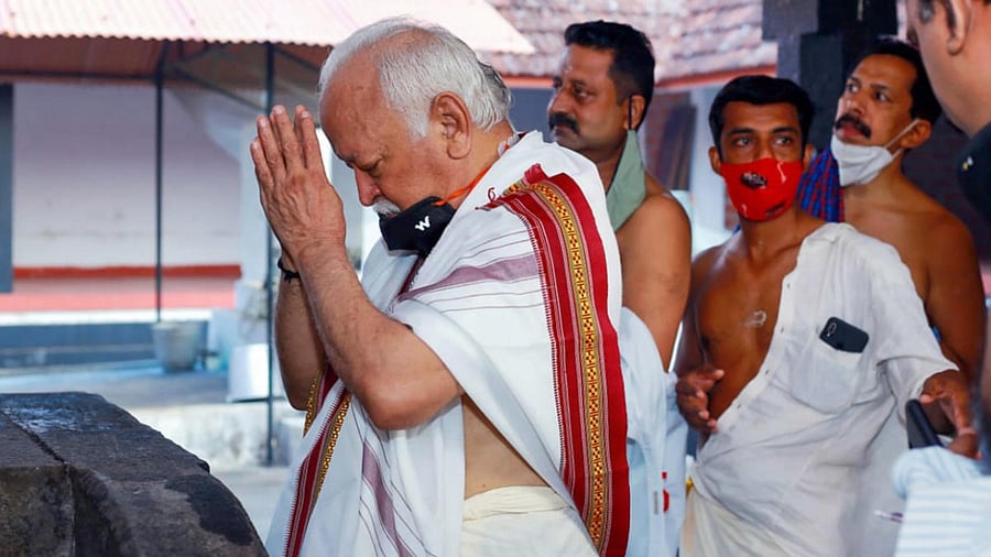 RSS Chief Mohan Bhagwat. Credit: PTI Photo