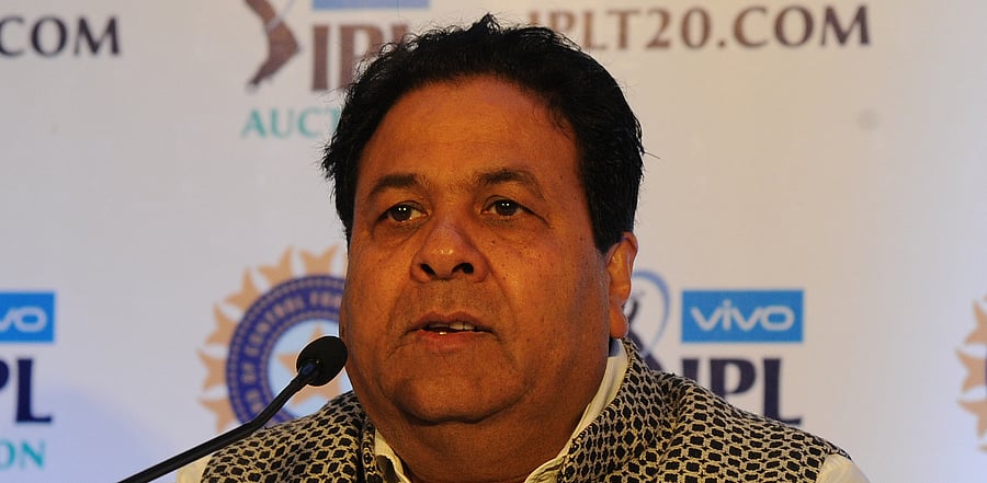 BCCI VP Rajeev Shukla. Credit: DH File Photo