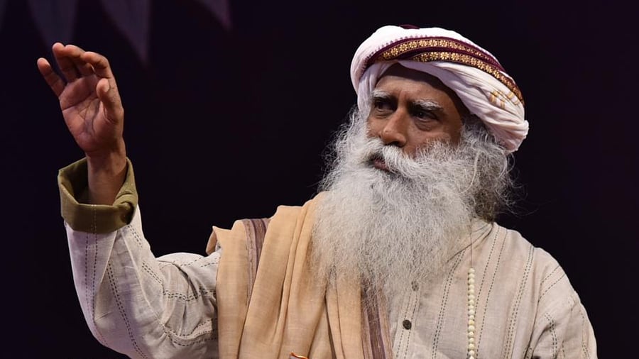 Isha Foundation founder and spiritual guru Sadhguru Jaggi Vasudev. Credit: DH Photo
