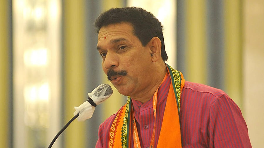 BJP state president Nalin Kumar Kateel. Credit: DH Photo