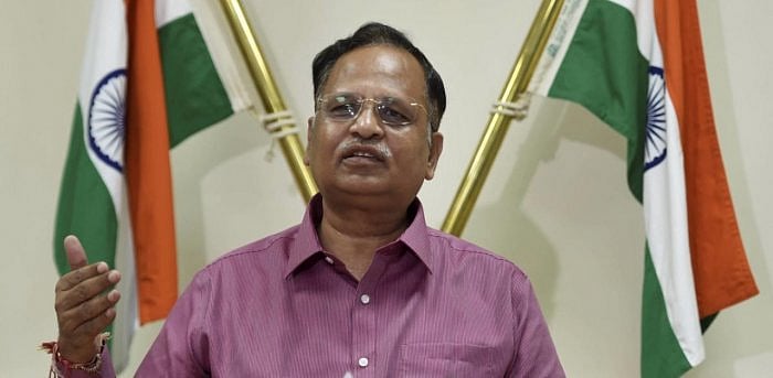 Delhi Health Minister and AAP leader Satyendar Kumar Jain. Credit: PTI Photo