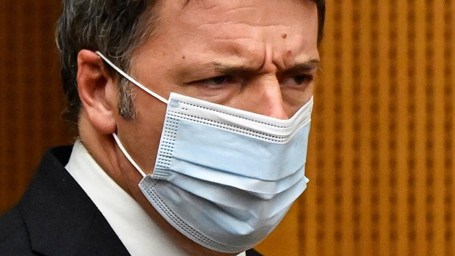 Matteo Renzi orchestrated the resignations of two ministers from his tiny but key Italia Viva party. Credit: Reuters.