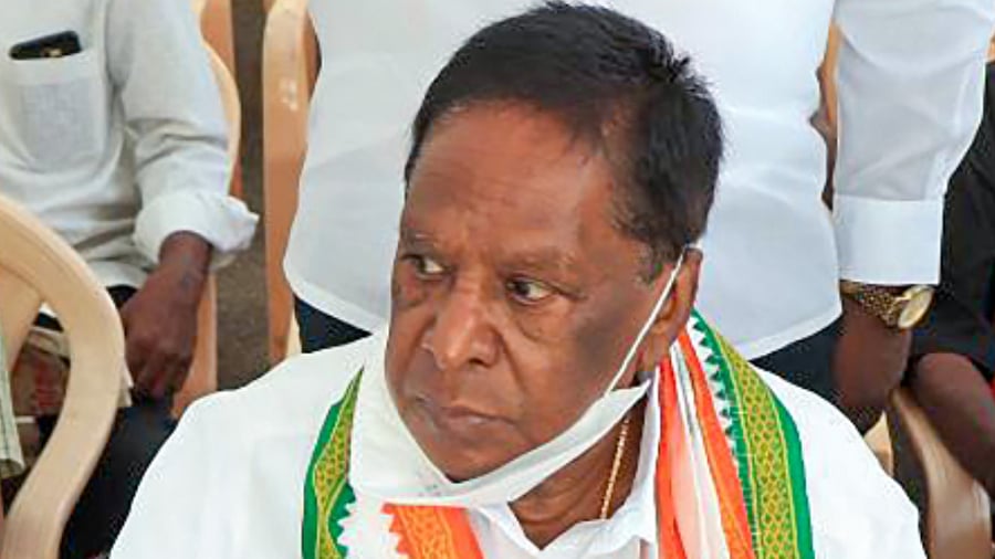 Puducherry CM V Narayanasamy. Credit: PTI File Photo