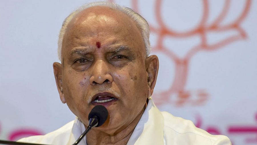Karnataka CM B S Yediyurappa. Credit: DH File Photo