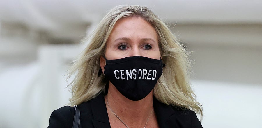 US Representative Marjorie Taylor Greene (R-GA). Credit: Reuters Photo
