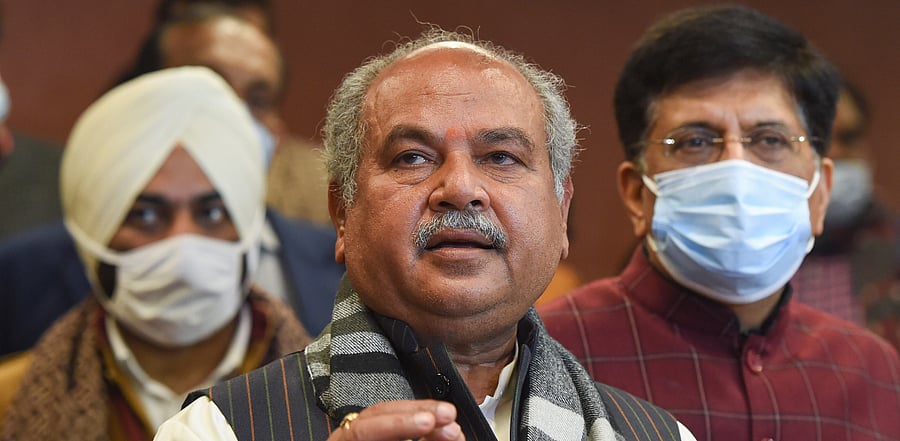 Agriculture Minister Narendra Singh Tomar. Credit: PTI Photo