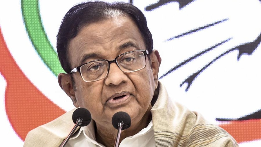 Senior Congress leader P Chidambaram. Credit: PTI Photo
