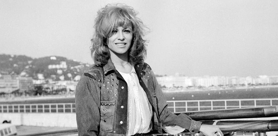 French actress Nathalie Delon. Credit: AFP Photo