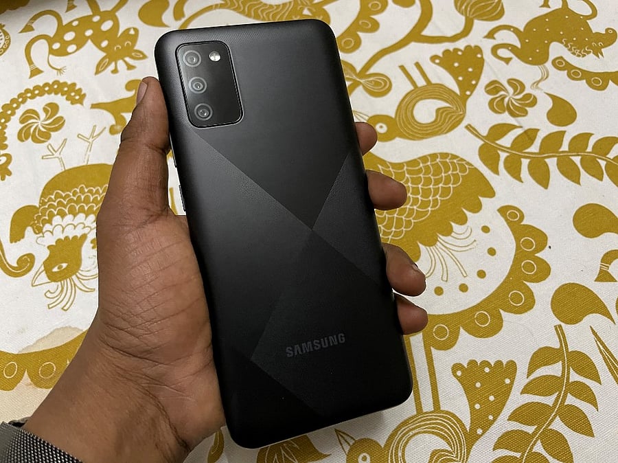 Samsung Galaxy M02s. Credit: DH Photo/KVN Rohit