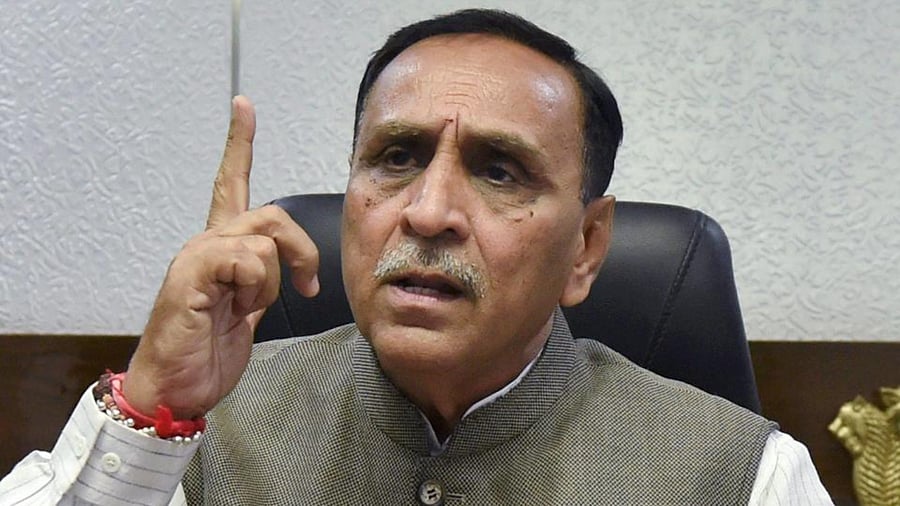 Gujarat Chief Minister Vijay Rupani. Credit: PTI Photo