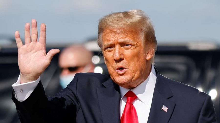 US President Donald Trump. Credit: Reuters Photo