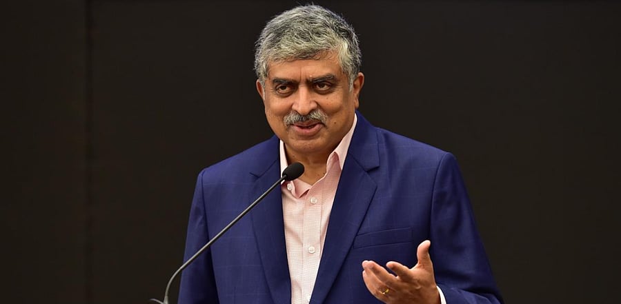 Aadhaar architect Nandan Nilekani and infosys co-founder Nandan Nilekani. Credit: PTI Photo
