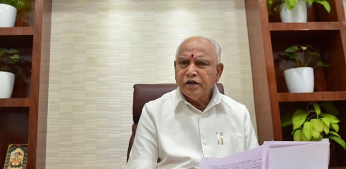 Karnataka Chief Minister B S Yediyurappa. Credit: PRI File Photo