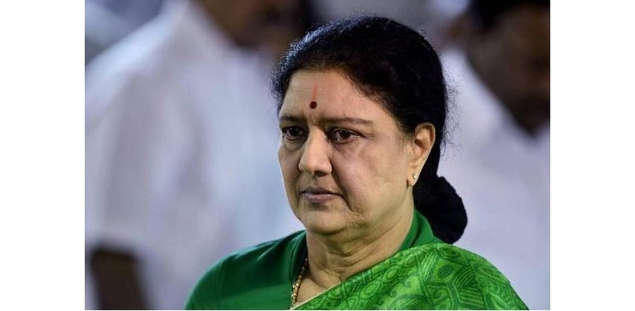 Former AIADMK leader V K Sasikala. Credit: DH File Photo