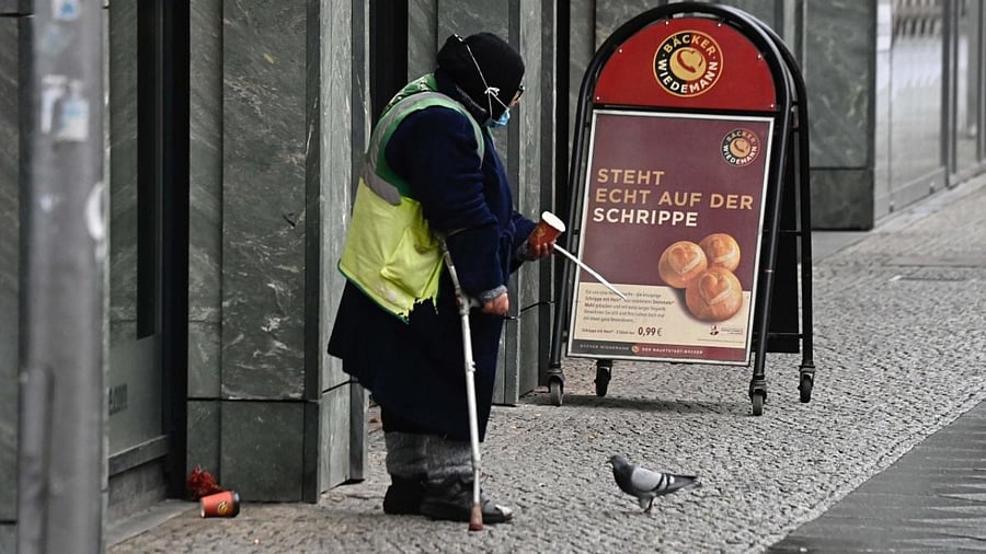 Oxfam said that in a worst-case scenario global poverty levels would be higher in 2030 than they were before the pandemic struck. Representative image. Credit: AFP.