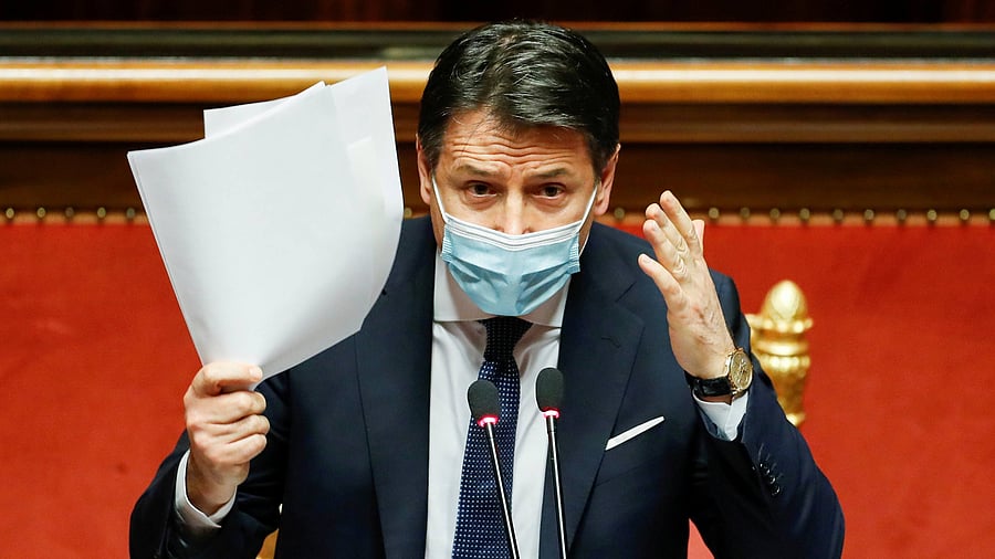 Giuseppe Conte. Credit: Reuters