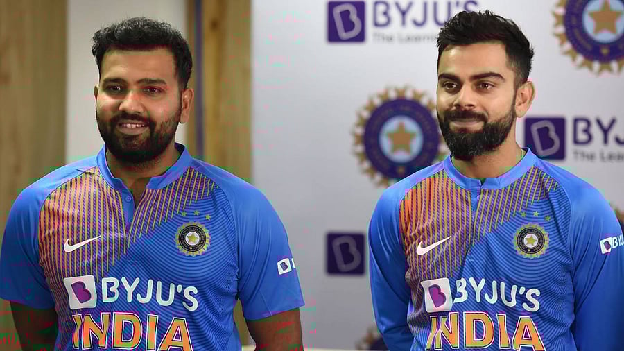 Virat Kohli and batsman Rohit Sharma. Credit: PTI Photo