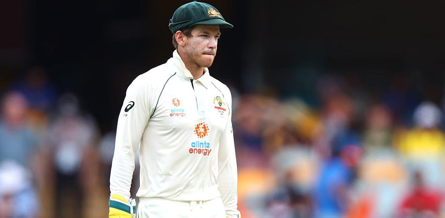 Australia's captain Tim Paine. Credit: AFP.
