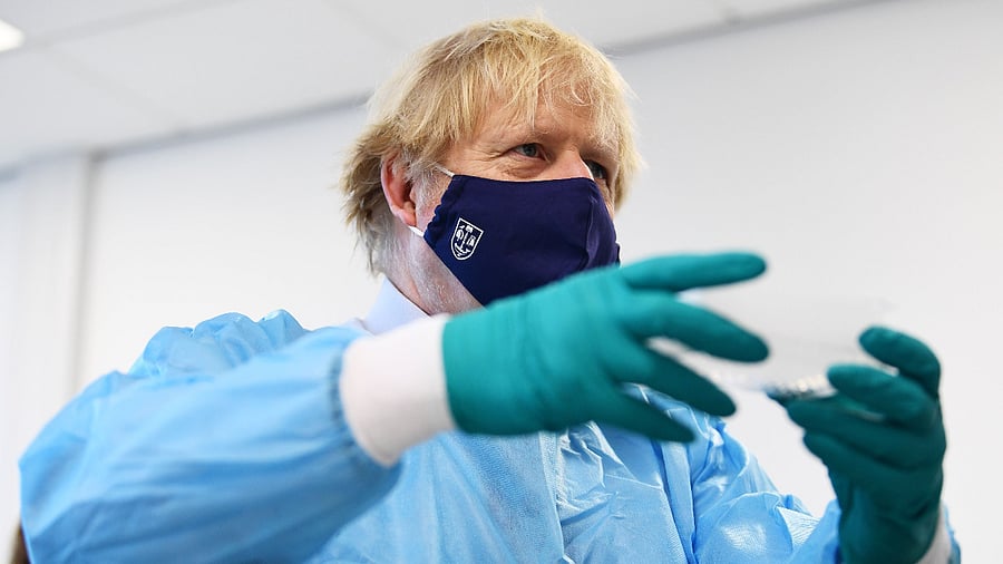 UK PM Boris Johnson. Credit: AFP Photo