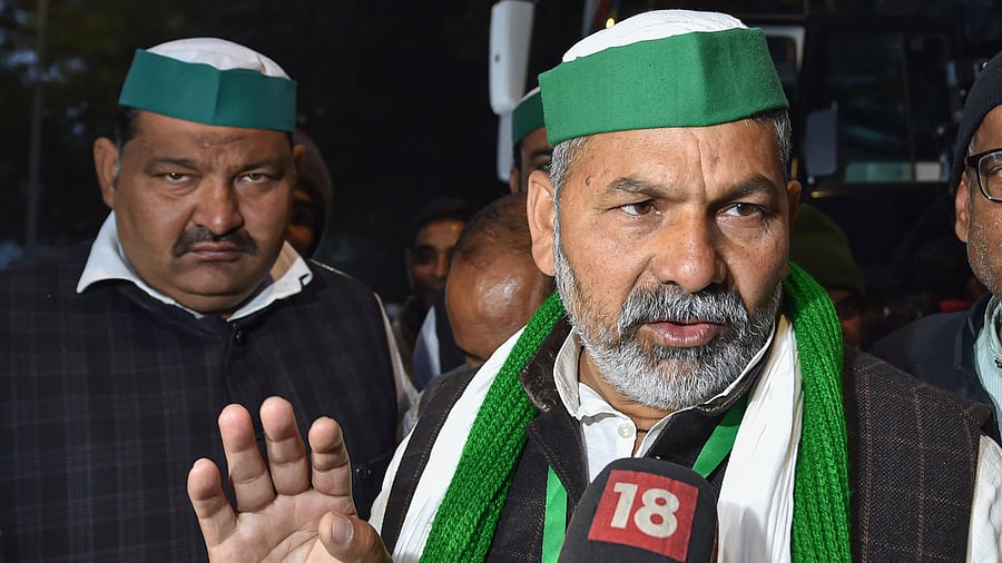 Bharatiya Kisan Union Spokesperson Rakesh Tikait. Credit: PTI Photo