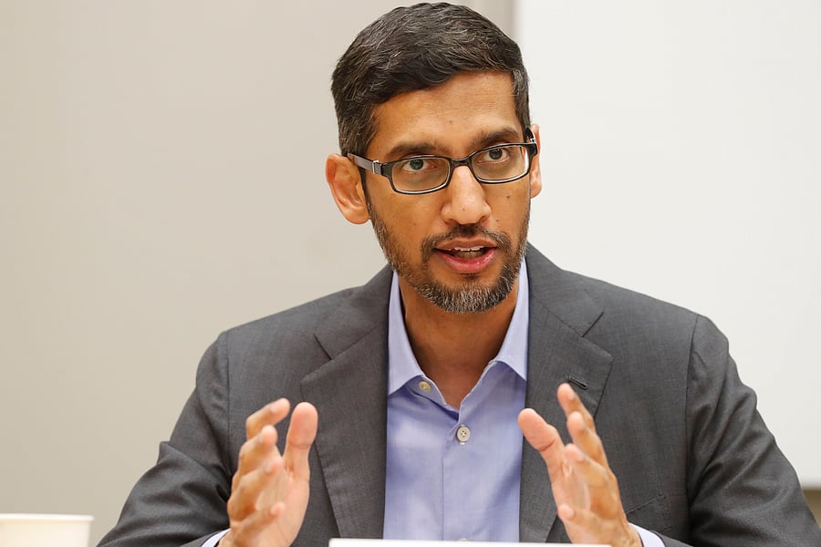 Google CEO Sundar Pichai. Credit: AP/PTI File Photo