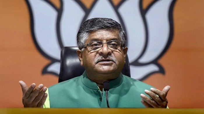 Ravi Shankar Prasad. Credit: PTI.