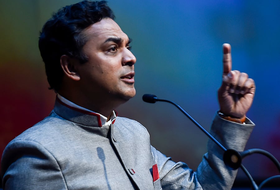 Chief Economic Advisor Krishnamurthy Subramanian addresses a press conference on Economic Survey 2020-21, in New Delhi, Friday, Jan. 29, 2021. Credit: PTI Photo