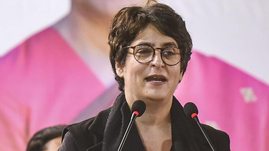 Congress leader Priyanka Gandhi Vadra. Credit: PTI Photo