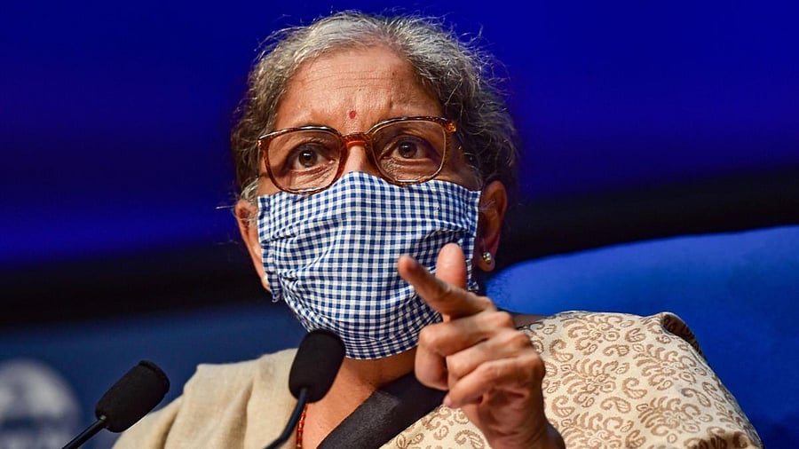Finance Minister Nirmala Sitharaman. Credit: PTI.