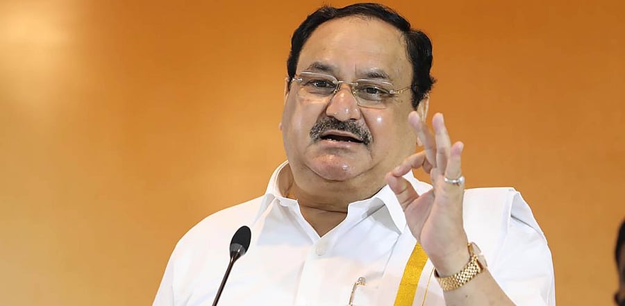 BJP President JP Nadda. Credit: PTI Photo