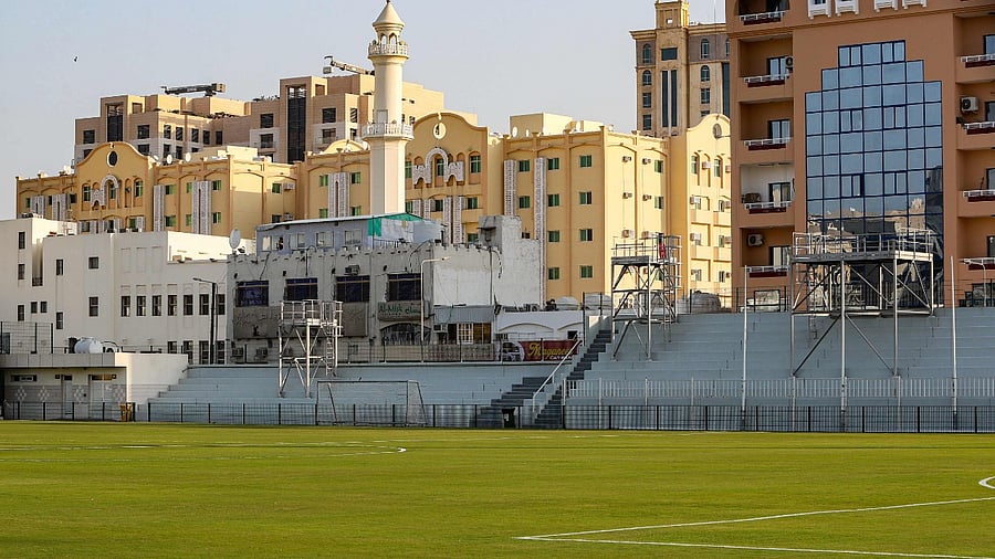 This picture taken on December 29, 2020, shows a partial view of the Doha Stadium in the Qatari capital. Credit: AFP Photo