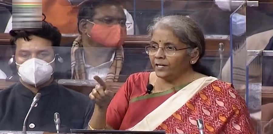 Union Finance Minister Nirmala Sitharaman. Credit: PTI Photo