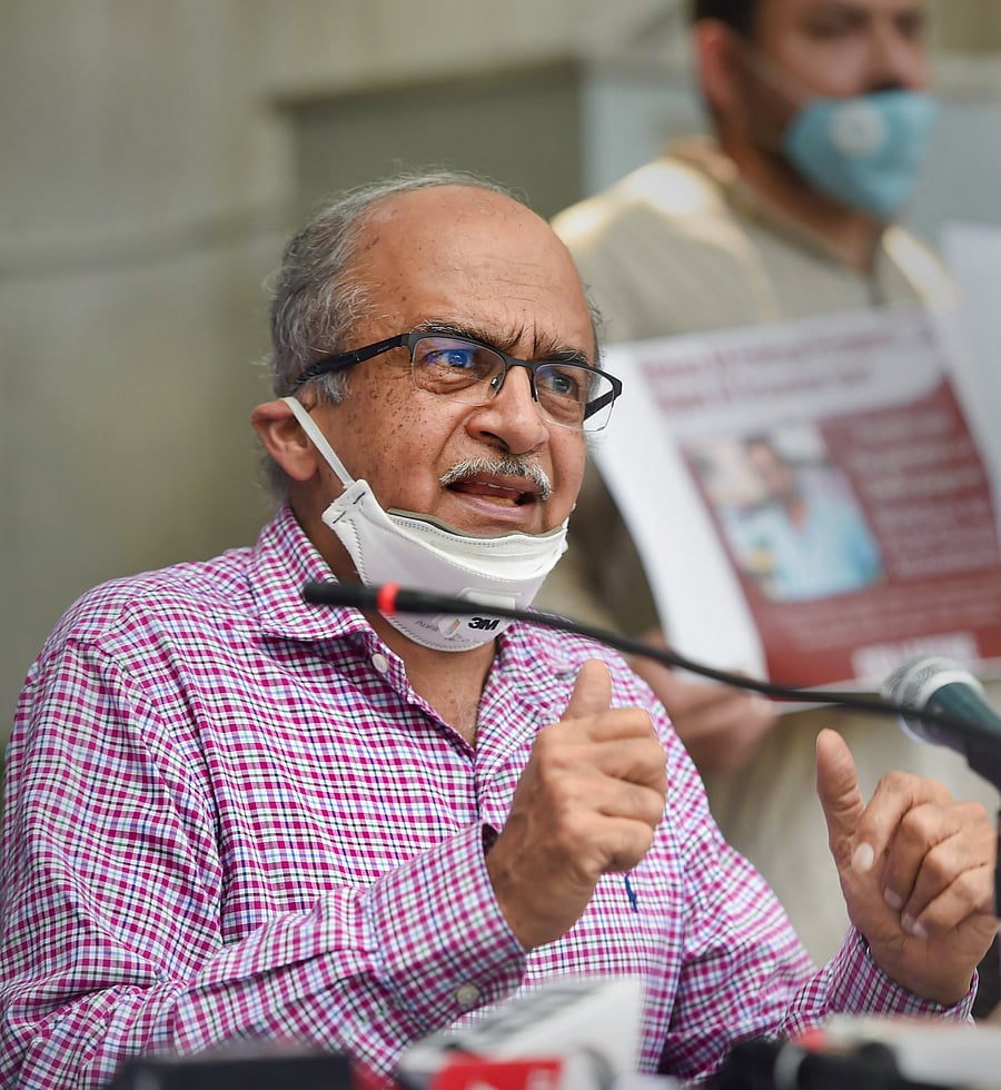 Noted lawyer Prashant Bhushan. Credit: PTI File Photo