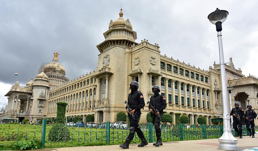 Vidhana Soudha. Credit: DH photo. 