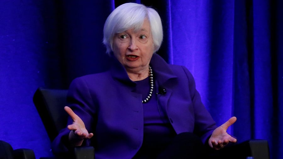 US Treasury Secretary Janet Yellen is calling a meeting of top financial regulators this week to discuss market volatility driven by retail trading in GameStop Corp and other stocks. Credit: Reuters Photo