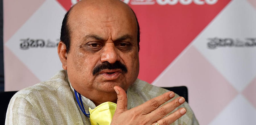 Karnataka Home Minister Basavaraj Bommai. Credit: DH