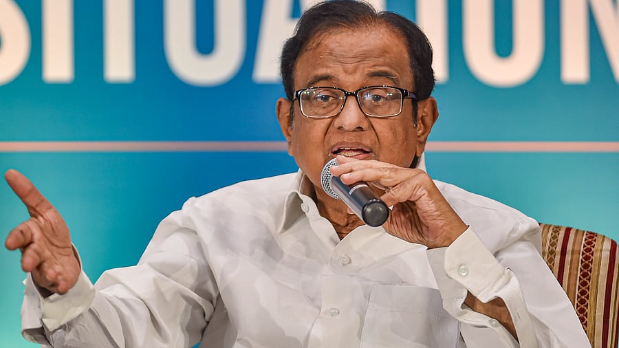 Former finance minister P. Chidambaram. Credit: PTI Photo