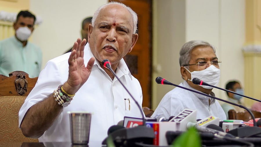 Karnataka Chief Minister B S Yediyurappa. Credit: PTI Photo