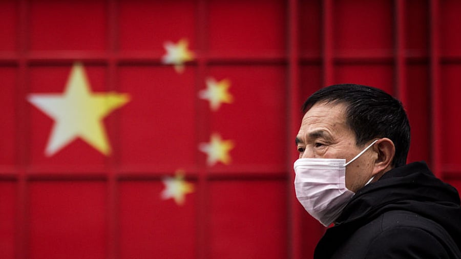 A man wears a protective mask on February 10, 2020 in Wuhan, China. Credit; Getty Images