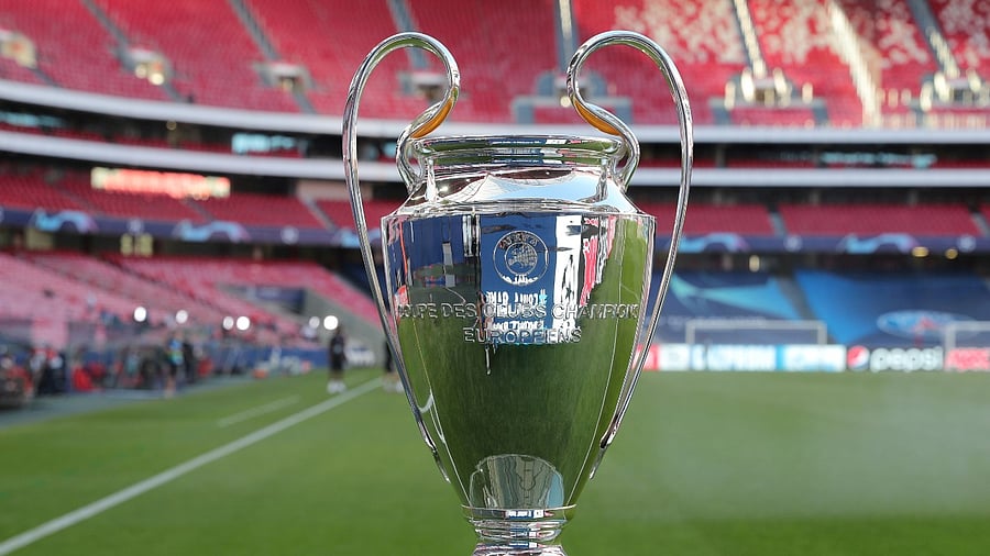 The Champions League trophy. Credit: Reuters File Photo.