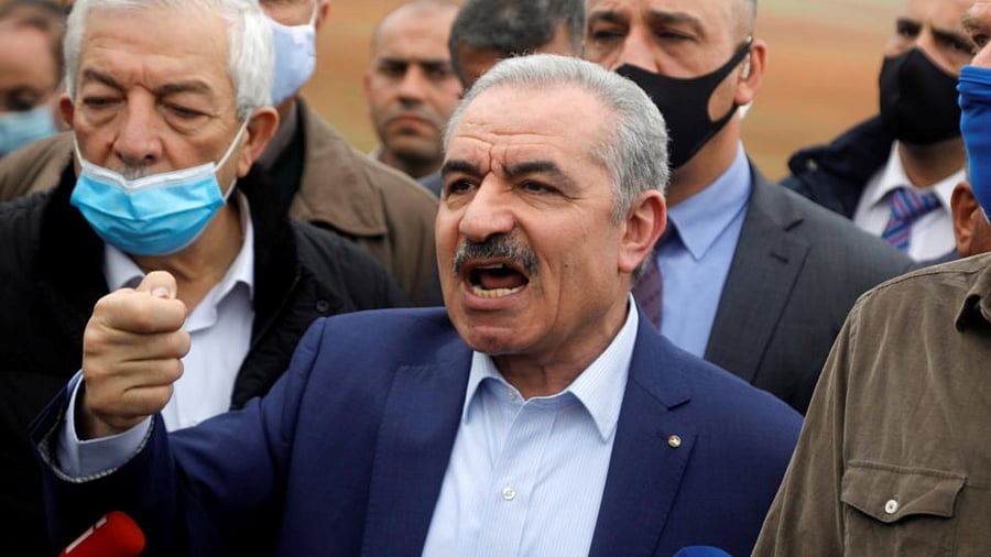 Palestinian prime minister Mohammad Shtayyeh. Credit: Reuters Photo