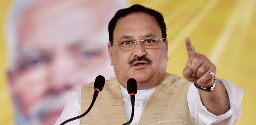 BJP president J P Nadda. Credit: PTI Photo