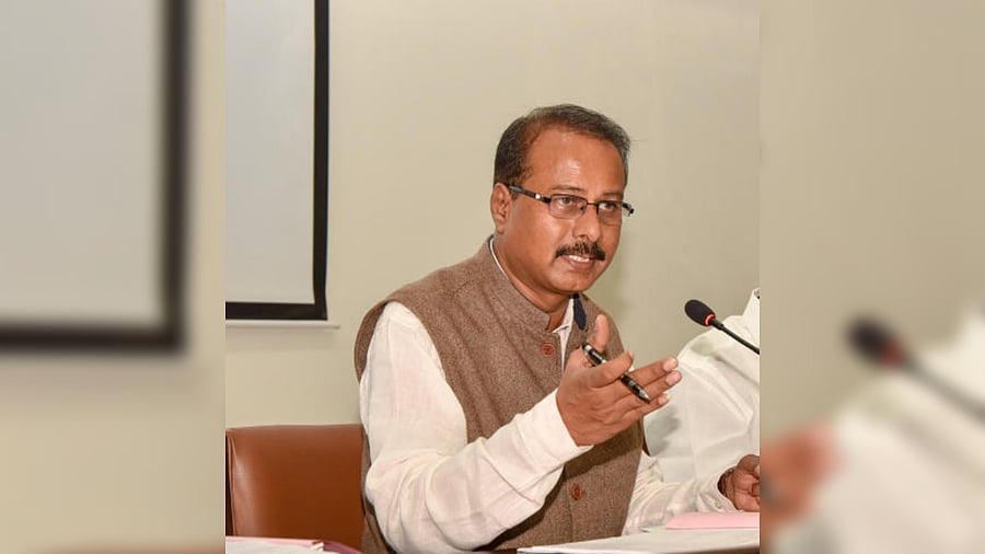 Karnataka Pradesh Congress Committee Working President R Dhruvanarayana. Credit: DH Photo