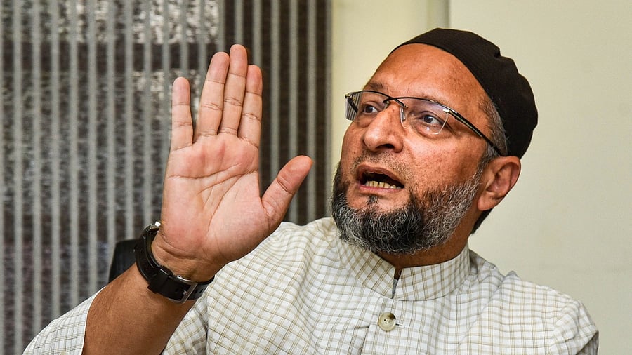AIMIM party chief Asaduddin Owaisi has announced a pre-poll alliance with the Bharatiya Tribal Party in Gujarat. Credit: PTI File Photo.